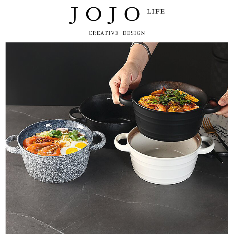JOJO'SLIFEPD陶瓷汤锅双耳锅