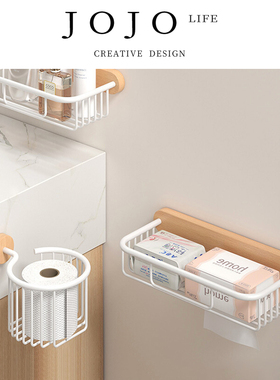JOJO'S L. PD.equity.原木纸巾架浴室日系纸篓置物架卷纸架 |股本