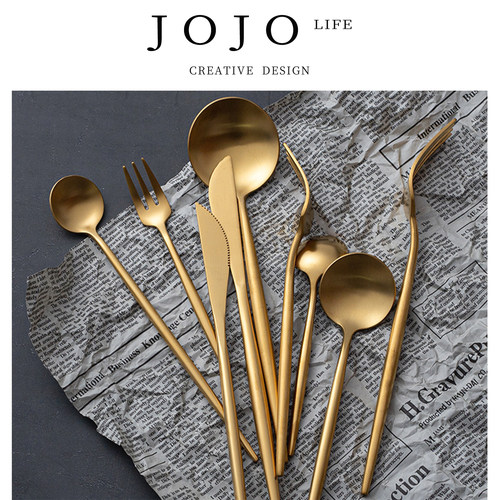JOJO'SLIFEPD不锈钢西餐刀叉勺