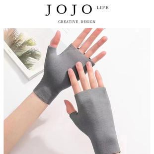 自发热双面德绒半指 手套女士冬季 退恤 PD.benefits JOJO