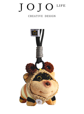 JOJO'S L. PD.material.原创diy蜜蜂包包挂件毛绒钥匙扣 | 粗料