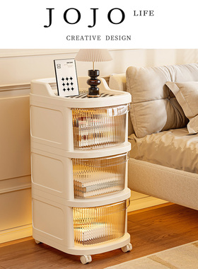 JOJO'S L. PD.stingy.可移动带轮小推车收纳家用床头柜 | 漂吝