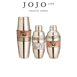 PD.Ice.调酒壶不锈钢摇酒壶雪克壶印花摇酒器 宜冰 JOJO