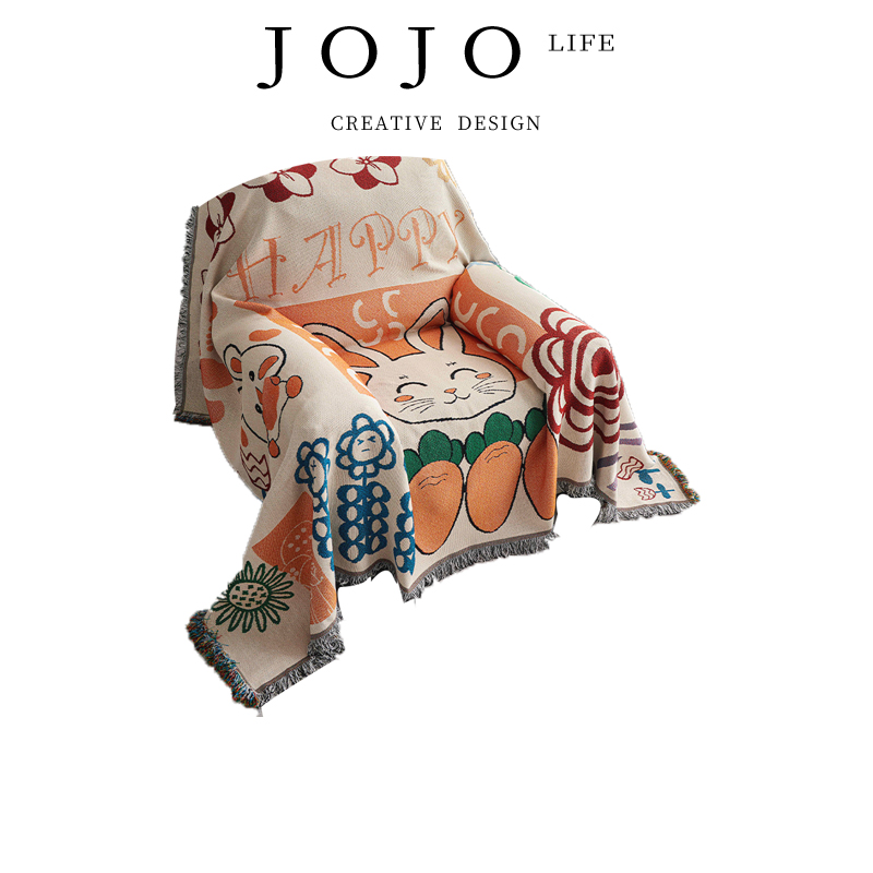 JOJO'S L. PD.discuss.沙发套罩单人一整张全盖防滑垫盖布 | 商量