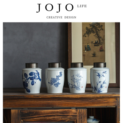 JOJO'SLIFEPD手绘陶瓷茶叶罐