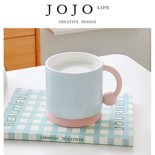 PD.saliva.马克杯ins风情侣对杯水杯mug家用 冻津 JOJO