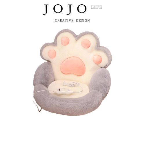 JOJO'SLIFEPD加热蒲团坐垫毛绒