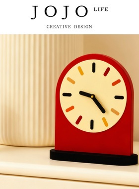 JOJO'S L. PD.Burn.钟表台式现代极简创意超静音时摆件 | 如焚