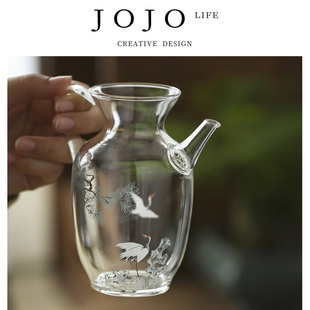 JOJO'S L.PD.紫泉涧.茶壶中式小枣执壶耐热茶具泡绿茶器透明|独主