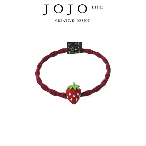JOJO'SLIFEPD简约草莓发绳个性