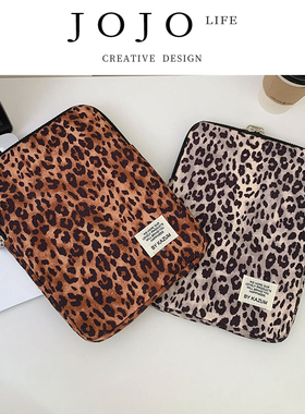 JOJO'S L. PD.More.韩国ins风豹纹电脑内胆包ipad平板电脑 | 多些