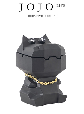 JOJO'S L. PD.Adonis.烟灰缸河马烟灰缸带有盖创意个性潮流|晕晕