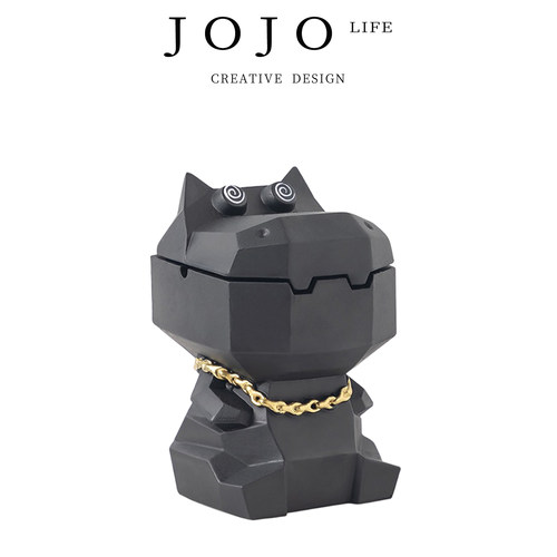 JOJO'S L. PD.Adonis.烟灰缸河马烟灰缸带有盖创意个性潮流|晕晕