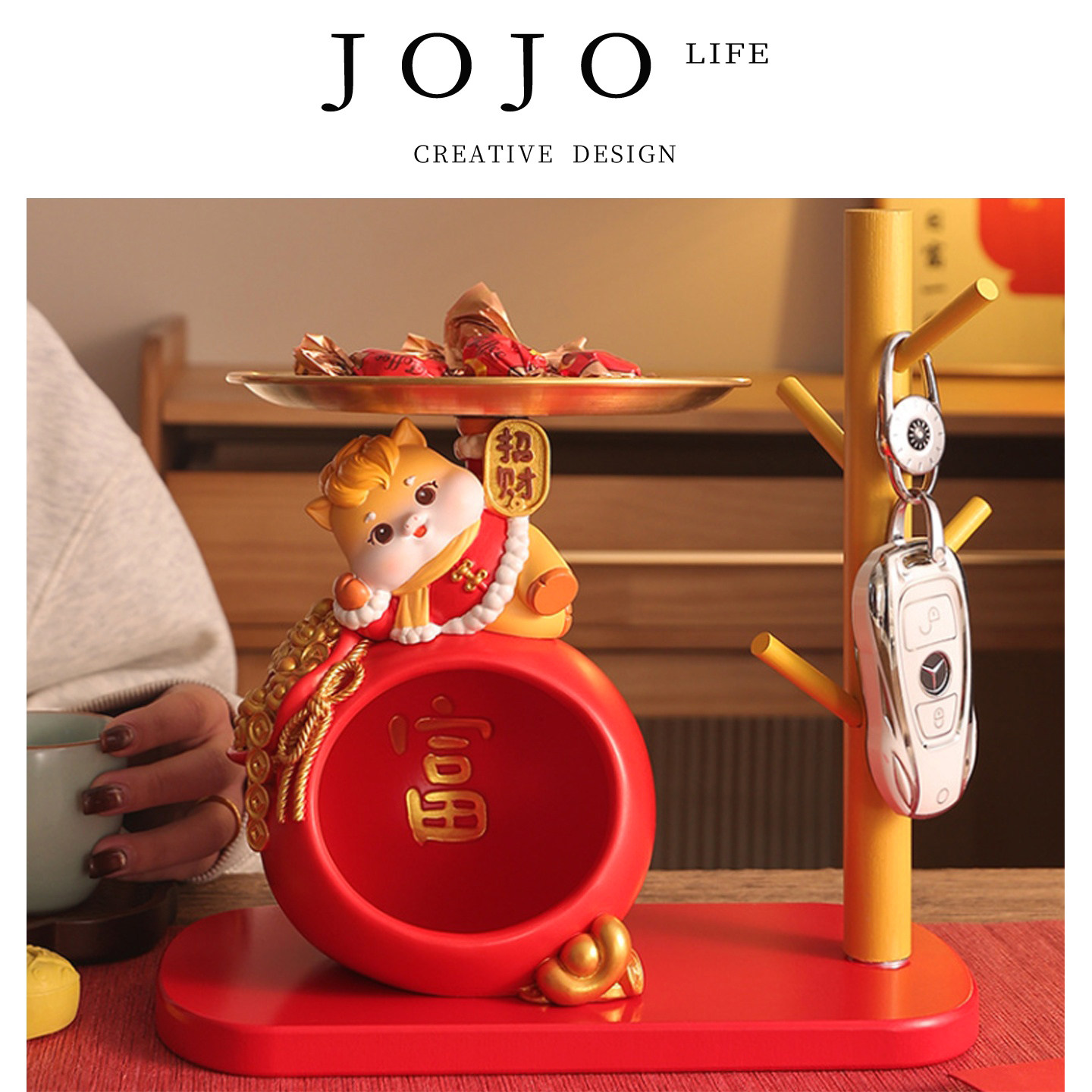 JOJO'S L. PD.Guide.马年招财玄关收纳摆件客厅家居钥匙  |  导让,家居饰品,桌面摆件,淘宝优惠券,粉丝福利购,淘宝优惠卷