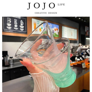 现破 JOJO PD.break.冰淇淋甜品杯高级感渐变粉鸡尾酒杯