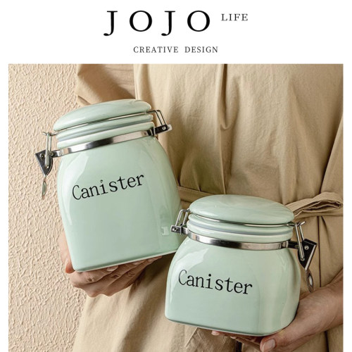 JOJO'SLIFEPD厨房陶瓷储物罐