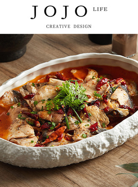 JOJO'S L. PD.genus.深蒸鱼盘轻奢酒店会所龙虾刺身海鲜盘 | 属仰