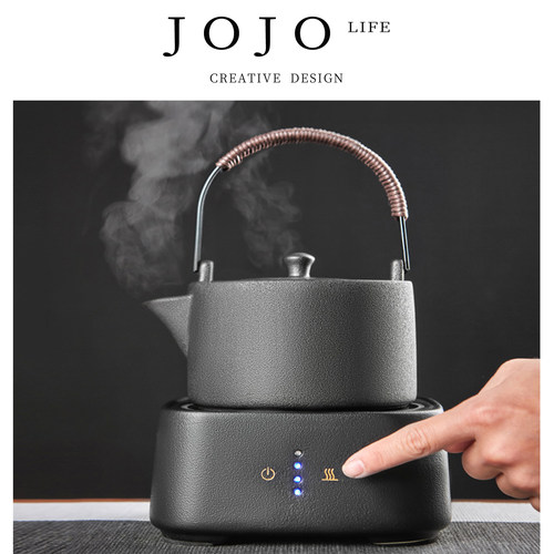 JOJO'SLIFEPD玻璃蒸煮茶壶烧水