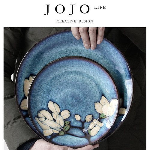JOJO'SLIFEPD手绘深盘汤碗餐具
