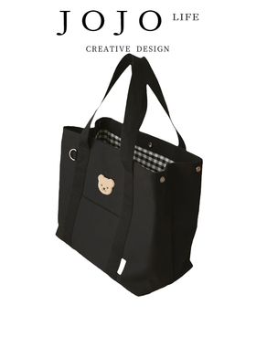 JOJO'S L. PD.Ximo.帆布小熊妈咪包大容量外出多功能母婴 | 夕茉