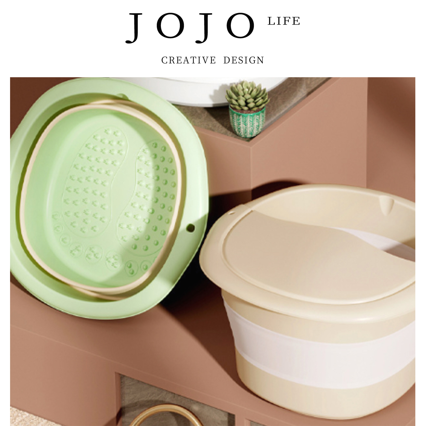 JOJO'SLIFEPD家用折叠泡脚盆