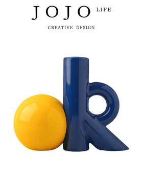 JOJO'S L. PD.Lie.ins风高颜值水培插花创意几何体摆件 | 裂腻