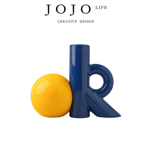 PD.Lie.ins风高颜值水培插花创意几何体摆件 裂腻 JOJO