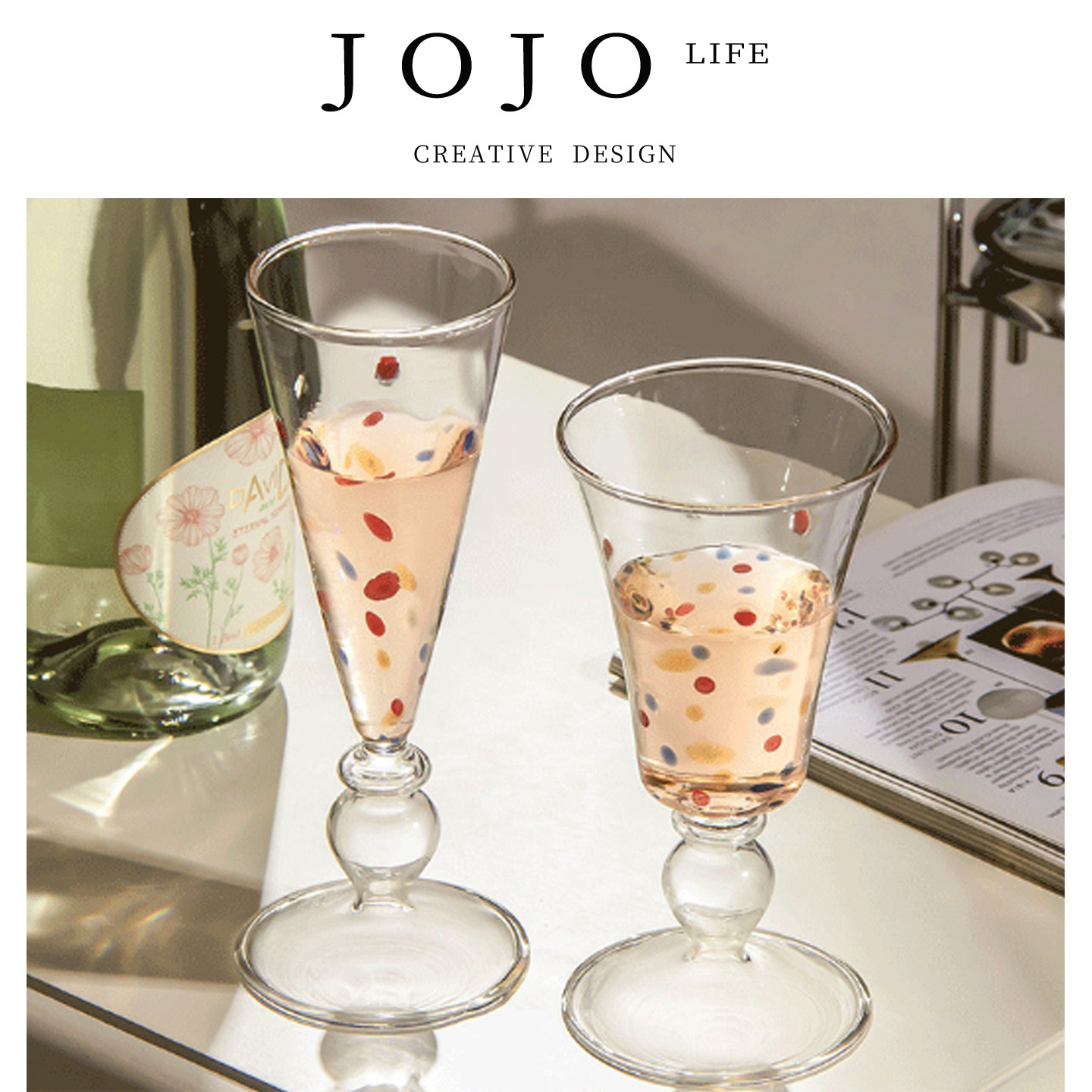 JOJO'S L. PD.Flame.红酒杯轻奢法式浪漫高脚杯耐热高硼硅 | 猛灯,餐饮具,葡萄酒/红酒杯,淘宝优惠券,粉丝福利购,淘宝优惠卷