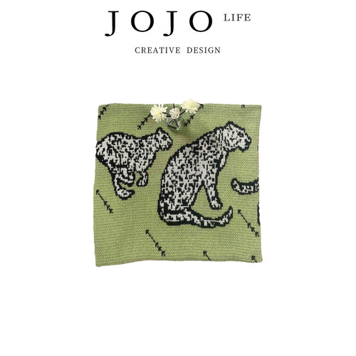 JOJO'SLIFEPD空调盖毯绿色针织