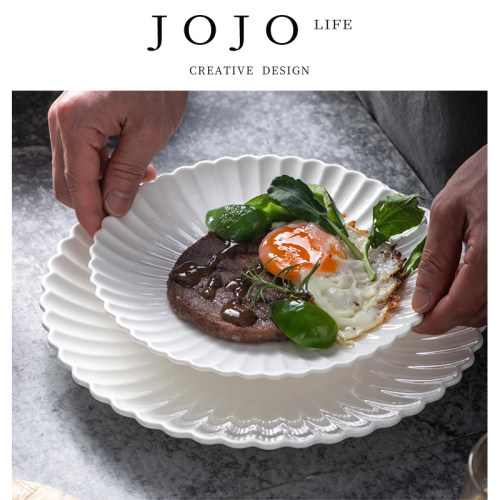 JOJO'SLIFEPD陶瓷盘创意花边