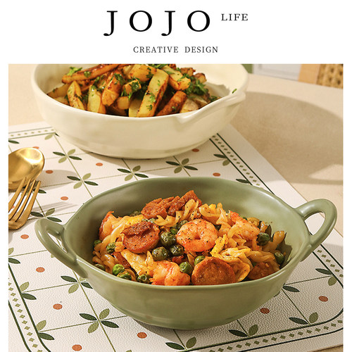 JOJO'SLIFEPD双耳碗简约餐具