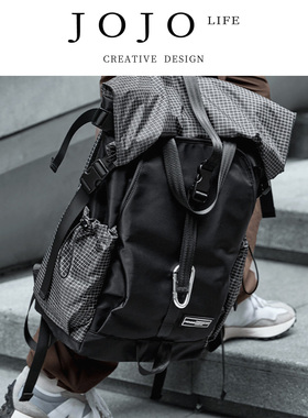 JOJO'S L. PD.compete 双肩包男士大容量登山包旅行电脑包 | 竞趋