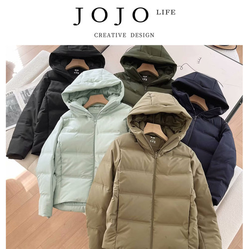 JOJO'SLIFEPD羽绒服连帽厚外套