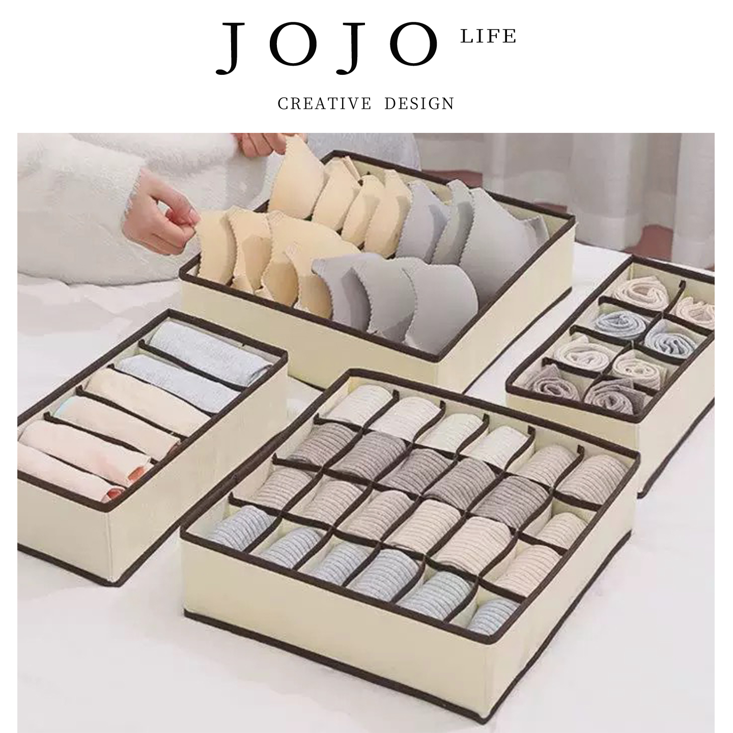 JOJO'SLIFEPD四件套内衣收纳盒