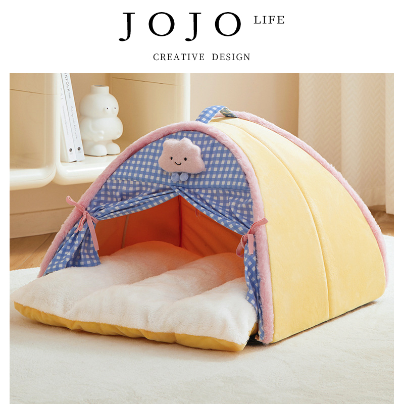 JOJO'SLIFEPD猫窝帐篷窝垫别墅
