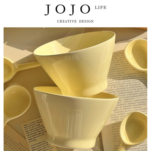 JOJO'SLIFEPD奶fufu斗笠碗陶瓷