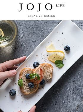 JOJO'S L. PD.stomping.创意长条日式餐盘寿司盘长方形盘 | 蹭踏