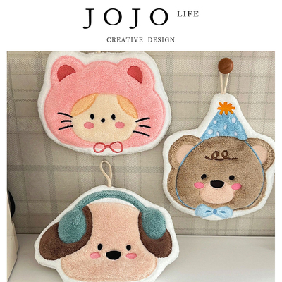 JOJO'SLIFEPD厨房擦手巾珊瑚绒