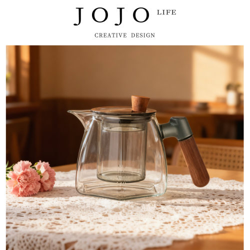 JOJO'S L. PD·Arris·茶具茶壶玻璃家用创意耐高温过滤壶 | 棱之