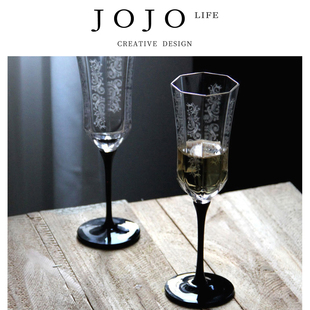 JOJO'S L. PD.reward.红酒杯法式复古香槟杯黑天鹅情人节 | 赏升