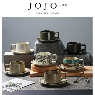 JOJO'S L. PD.proper.日式陶瓷咖啡杯高档复古粗陶简约格调 |昌隆