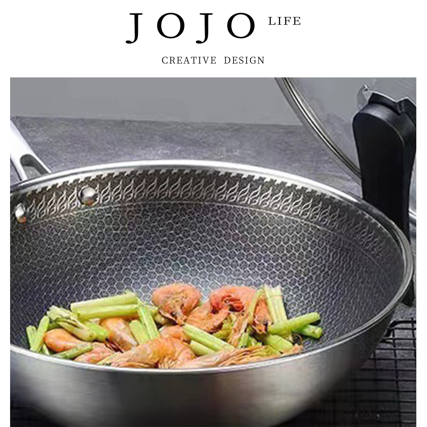 JOJO'SLIFEPD炒锅通用炒菜锅少