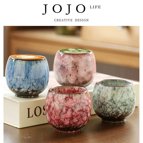 jojo蛋形咖啡杯品茗杯浓缩主人杯
