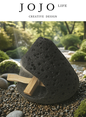 JOJO'S L. PD.exert.复古水泥鼠尾草燃烧工具容器燃烧摆件 | 奋武