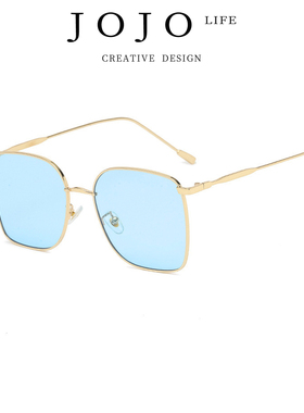 JOJO'SLIFEPD透明蓝色太阳镜