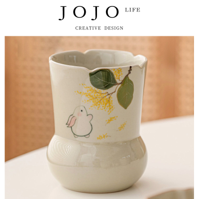 JOJO'SLIFEPD陶瓷茶洗杯洗家用