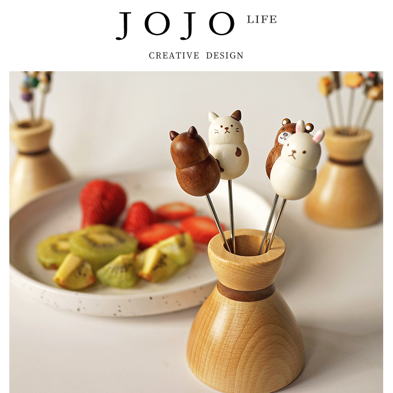 JOJO'SLIFEPD叉鸡尾酒签装饰针