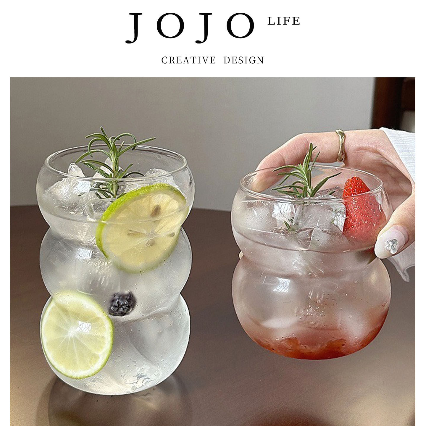 JOJO'S L. PD.Stubborn.高硼硅玻璃马克杯拉花浓缩咖啡杯 | 顽啡 - 实物图