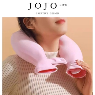 U型热水袋围脖注水护颈肩颈暖颈椎热敷 JOJO PD.hire 雇湘