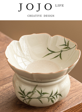 JOJO'S L. PD.customs.漏茶滤套组高档陶瓷过滤器中式茶具 | 乡俗